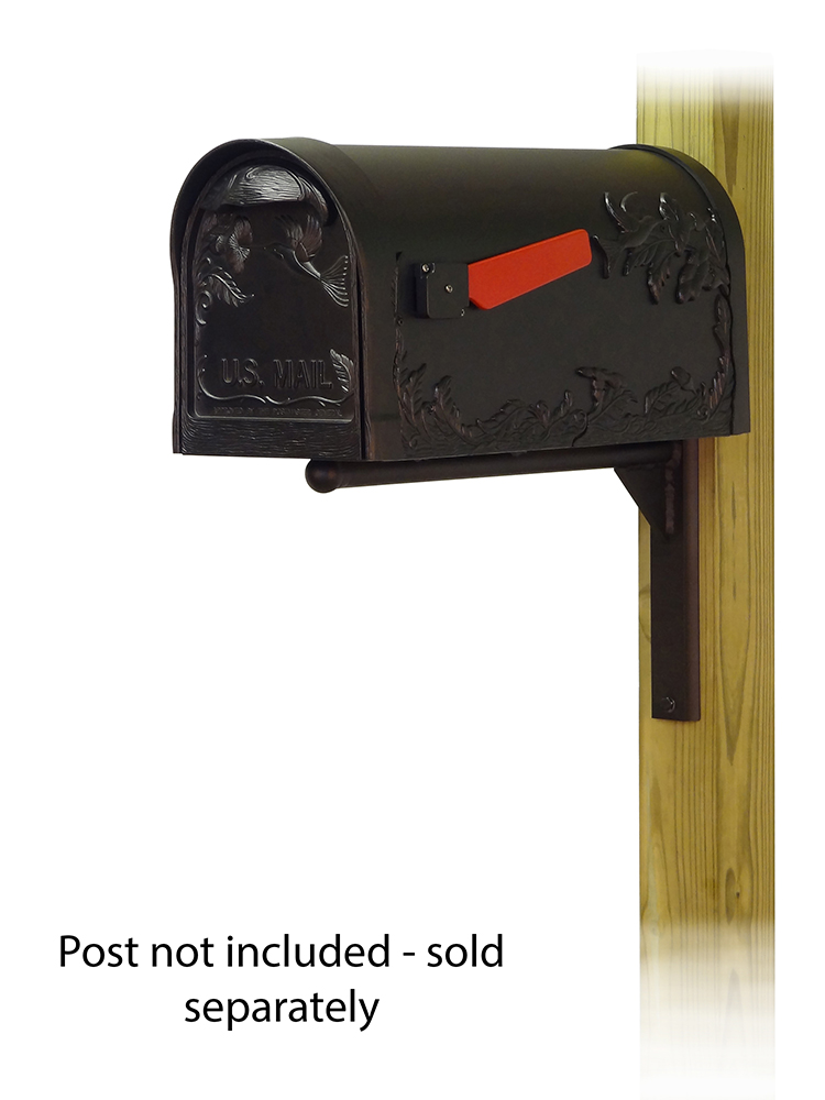 Ashley Mounting Bracket with Hummingbird Curbside Mailbox