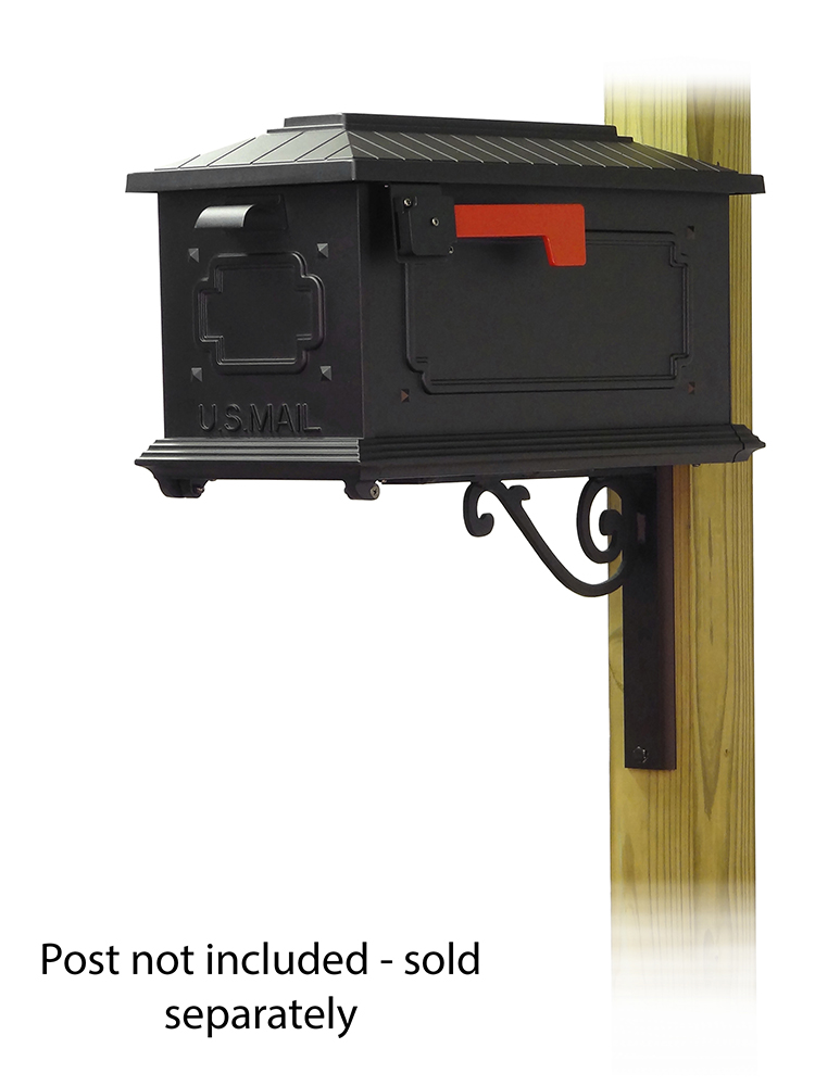 Baldwin Mailbox Mounting Bracket with Kingston Curbside Mailbox