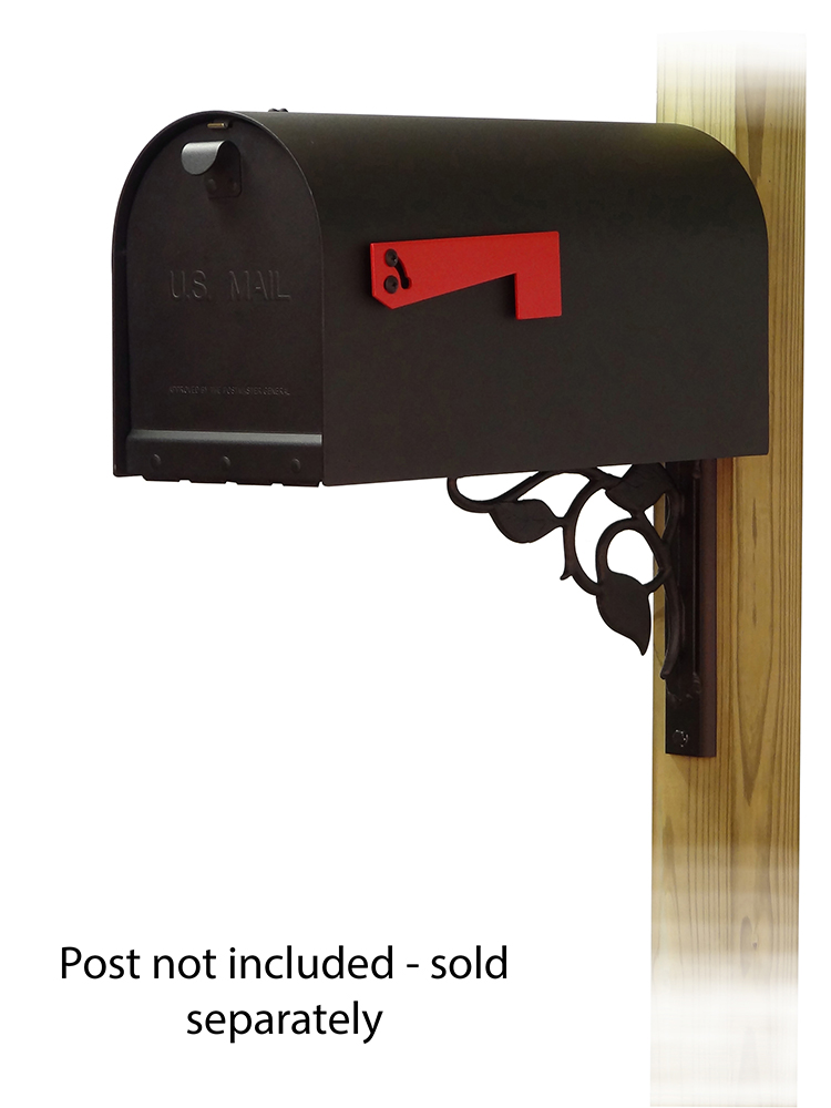 Floral Mailbox Mounting Bracket and Titan Curbside Mailbox