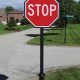 classic series stop sign pole