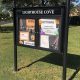 outdoor community message board for HOA