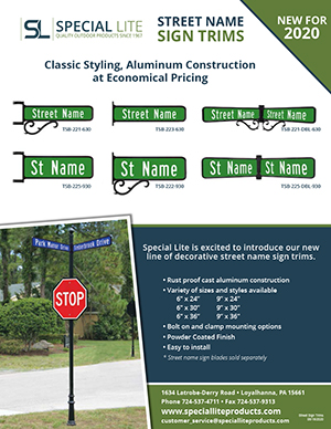 New Street Name Sign Trim Brochure