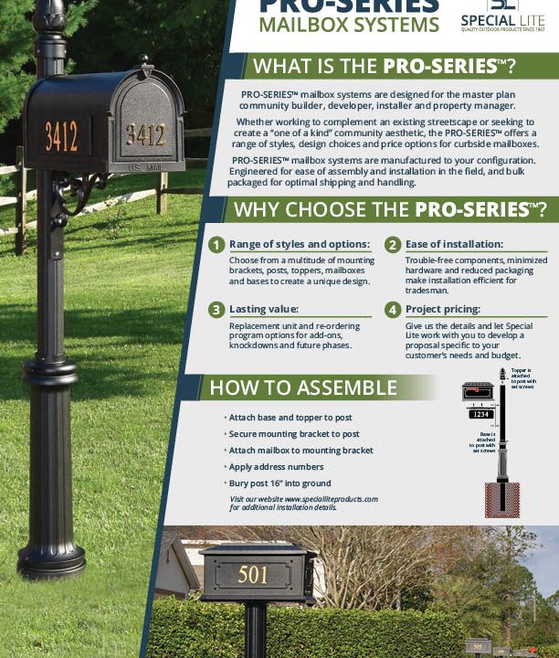 Pro series mailbox systems