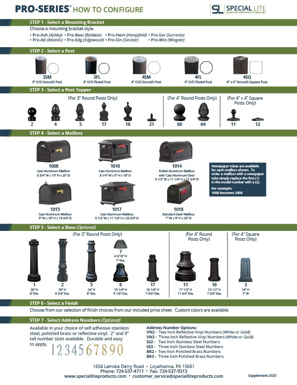 Pro series mailbox systems