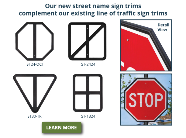 decorative Stop sign trims